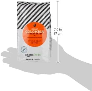 Amazon Fresh Decaf Colombia Whole Bean Coffee — image 3