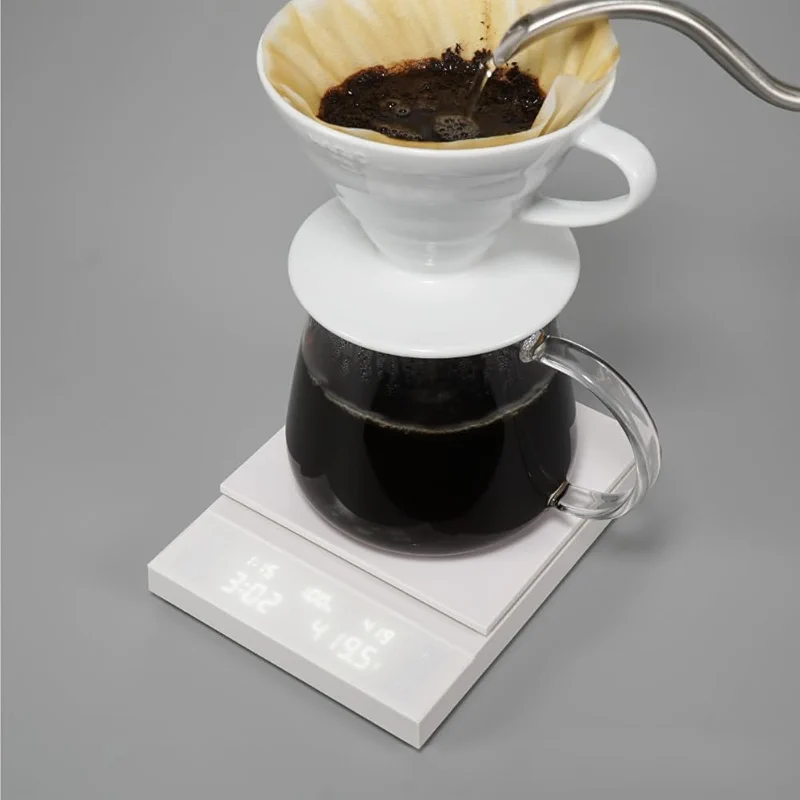 HARIO CST-2000-W Polaris White Scale Scale Coffee Scale Coffee Gift Gift — image 6