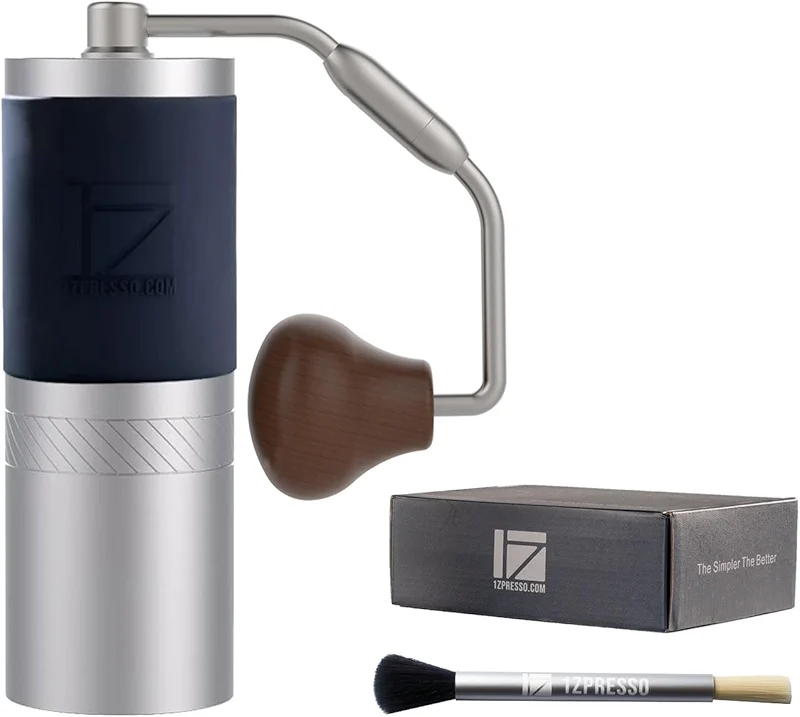 1Zpresso J Manual Coffee Grinder Silver Capacity 35g with Assembly — image 3