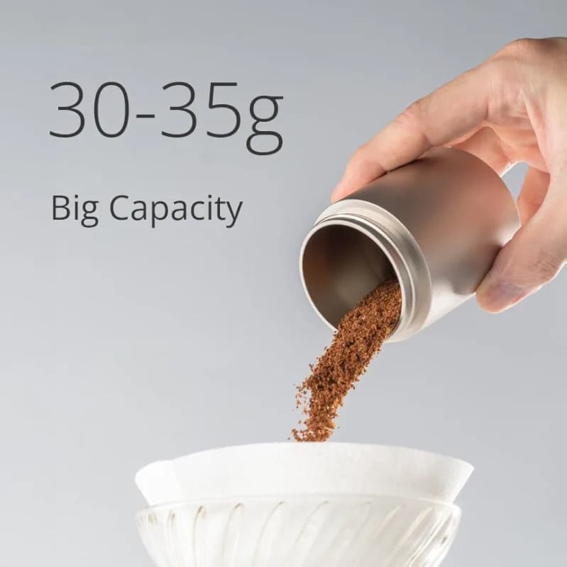 1Zpresso J Manual Coffee Grinder Silver Capacity 35g with Assembly — image 4