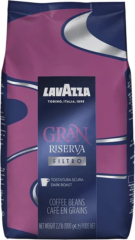 Lavazza Gran Riserva Filtro Whole Bean Coffee Dark Roast 2.2LB Bag — image 8