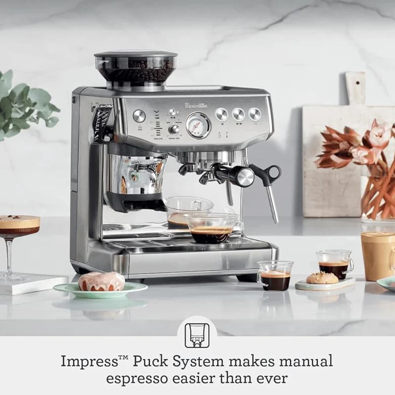 Breville Barista Express Impress Espresso Machine BES876BTR — image 2
