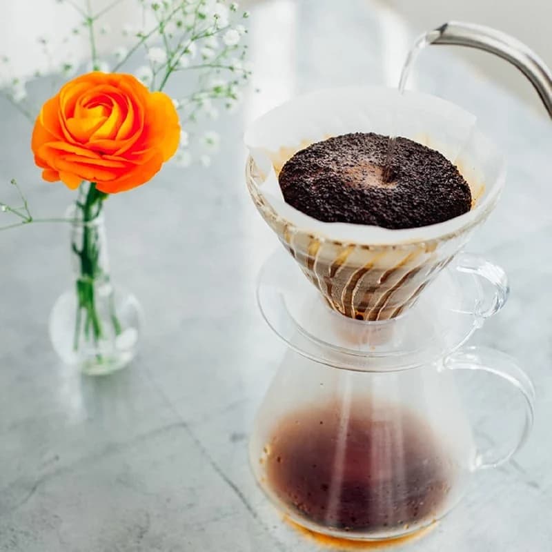 "Simply Hario" V60 Glass Pour Over Coffee Set — image 3