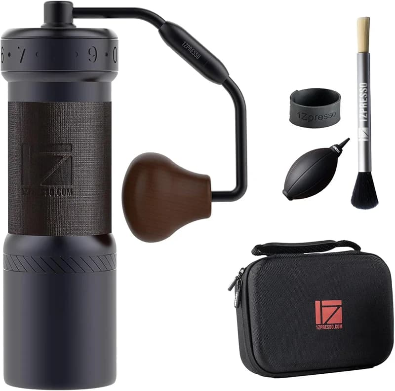 1Zpresso K-Ultra Manual Coffee Grinder Iron Gray with Carrying Case — image 8
