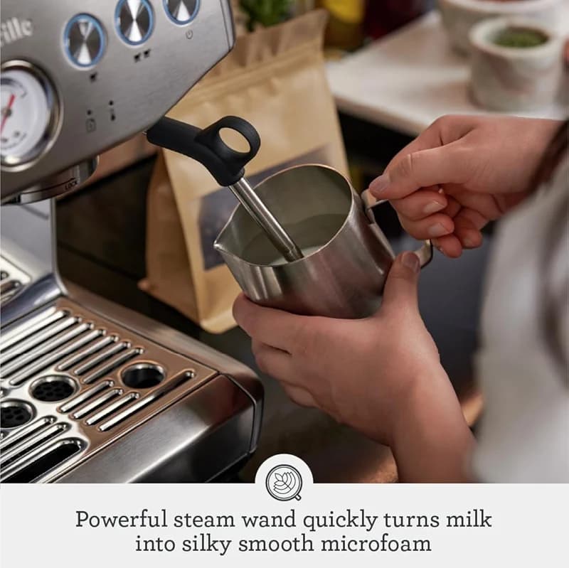 Breville Barista Express Impress Espresso Machine BES876BTR — image 6