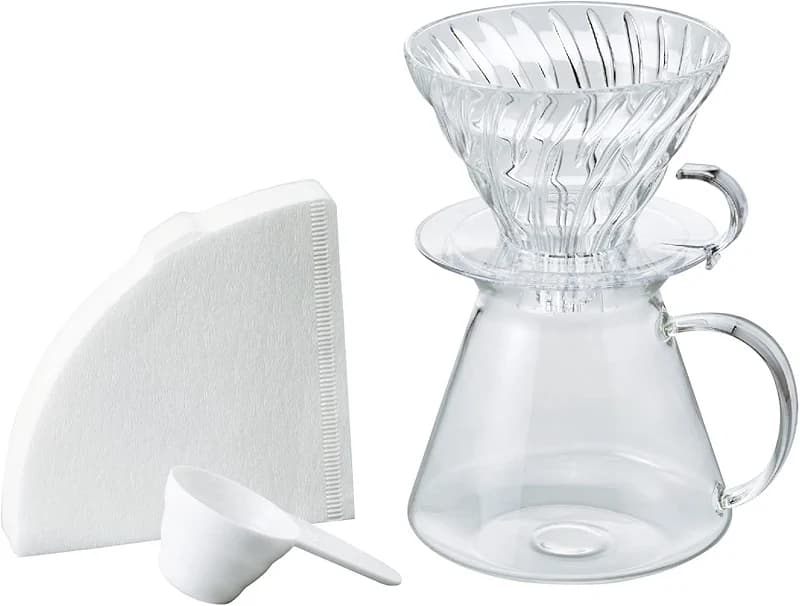 "Simply Hario" V60 Glass Pour Over Coffee Set — image 7