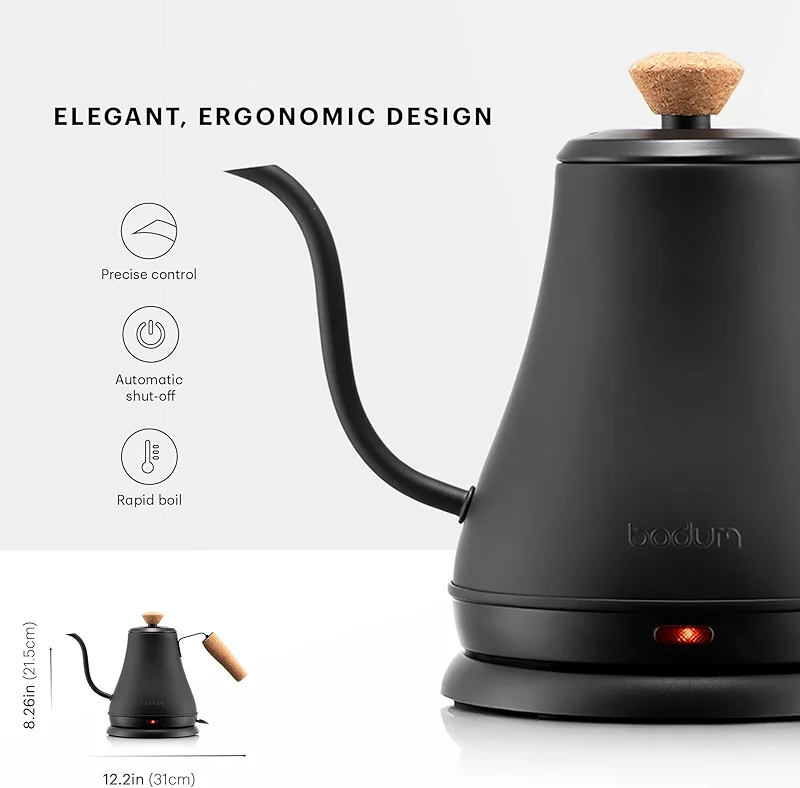 Bodum 27oz Bistro Gooseneck Electric Water Kettle — image 6