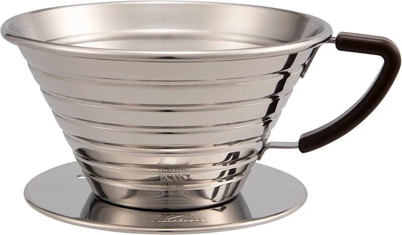 Carita Kalita Stainless Steel Coffee Dripper Wave Series - 2-4 People — image 8