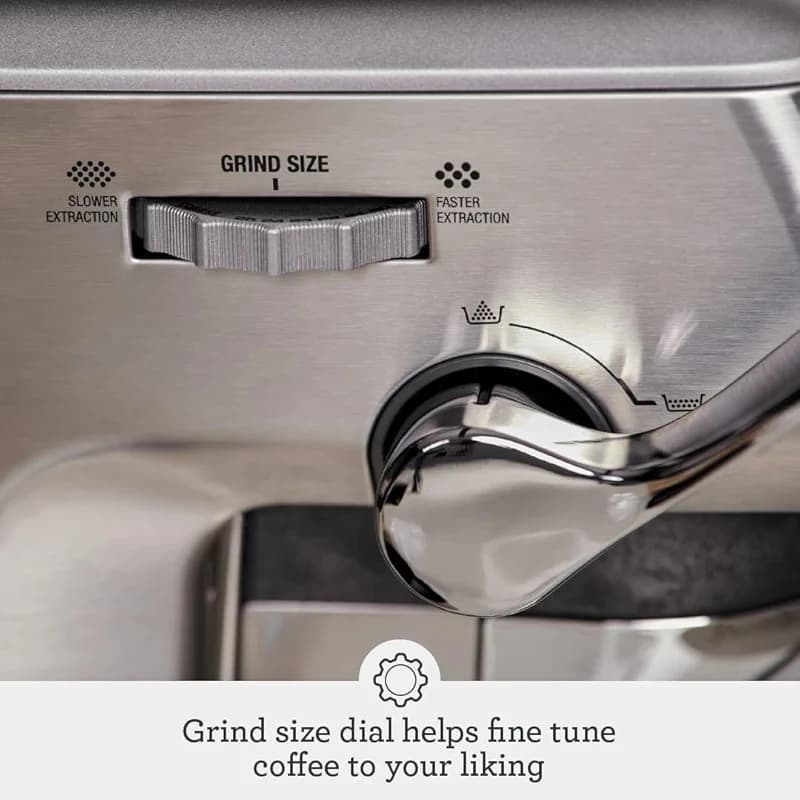 Breville Barista Express Impress Espresso Machine BES876BTR — image 4