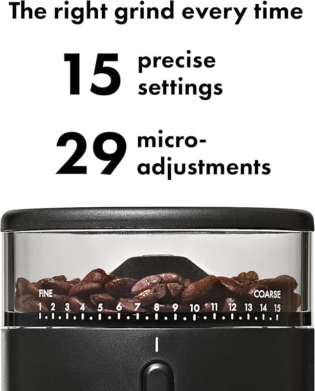 OXO Brew Compact Conical Burr Coffee Grinder — image 5
