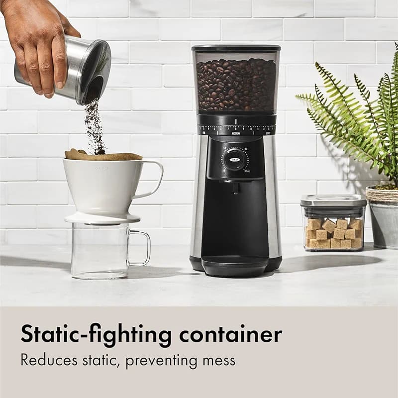 OXO Brew Conical Burr Coffee Grinder - Silver — image 2