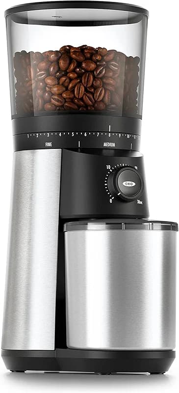 OXO Brew Conical Burr Coffee Grinder - Silver — image 8