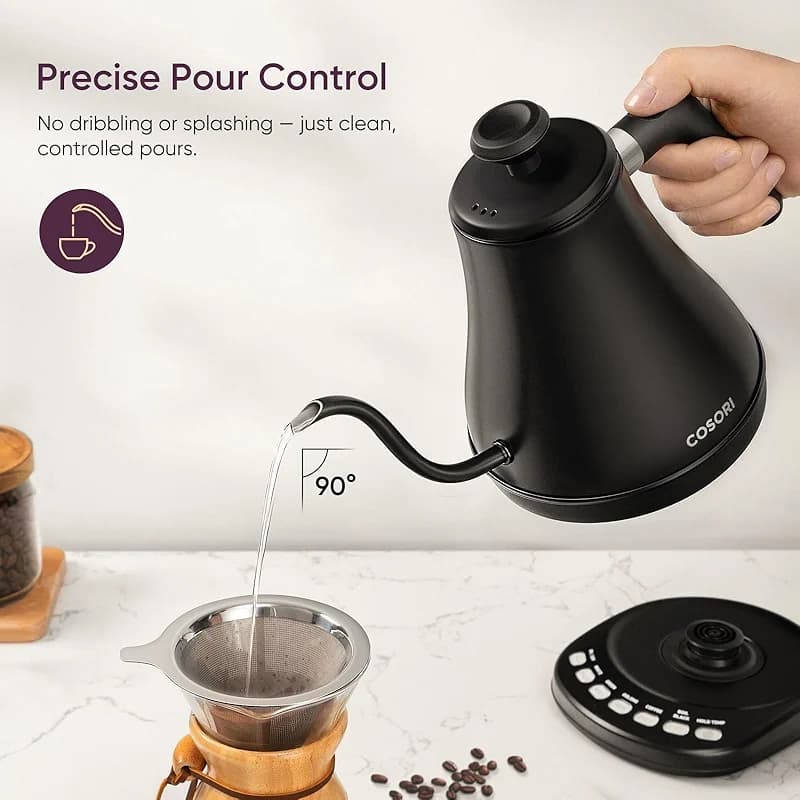 COSORI Electric Gooseneck Kettle with 5 Temperature Control Presets — image 2
