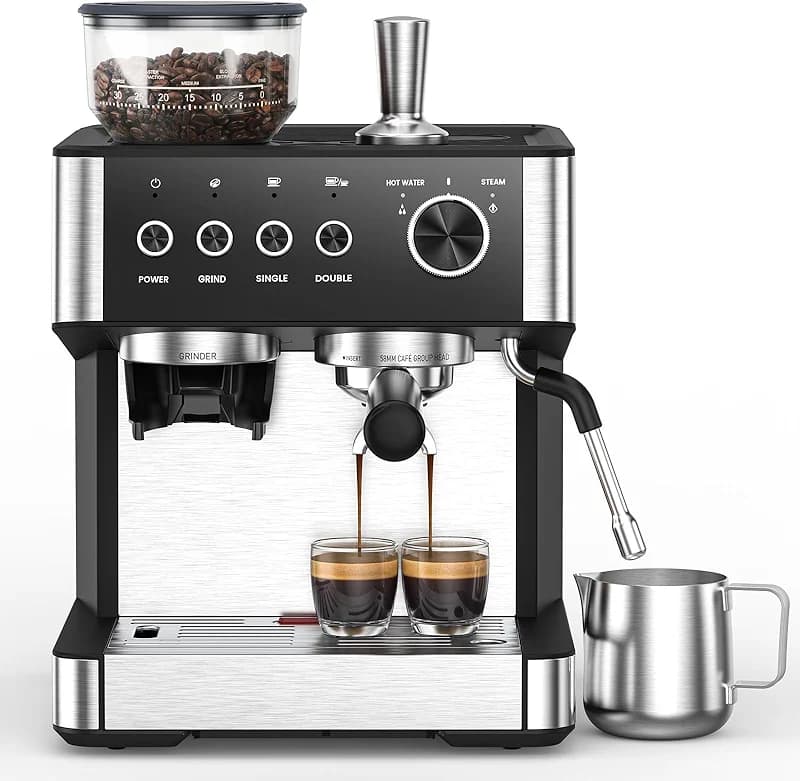 (2026 Upgrade) Espresso Machine with Grinder