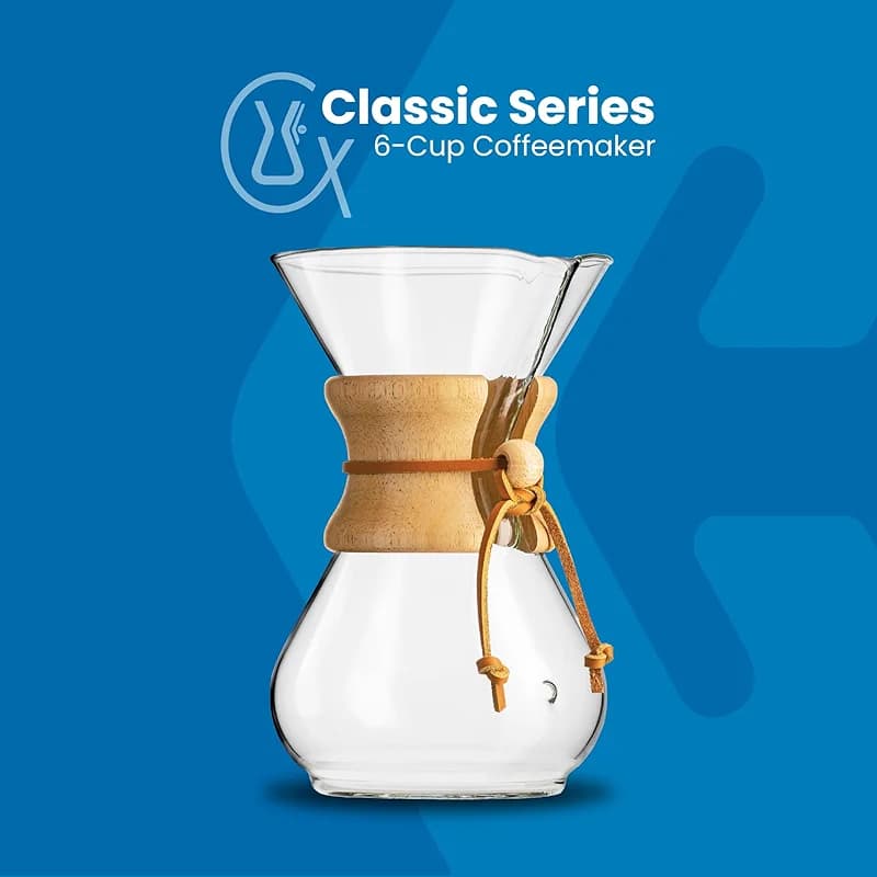 Chemex Bundle - 6-Cup Classic Series - 100 ct Square Filters - Exclusive — image 7