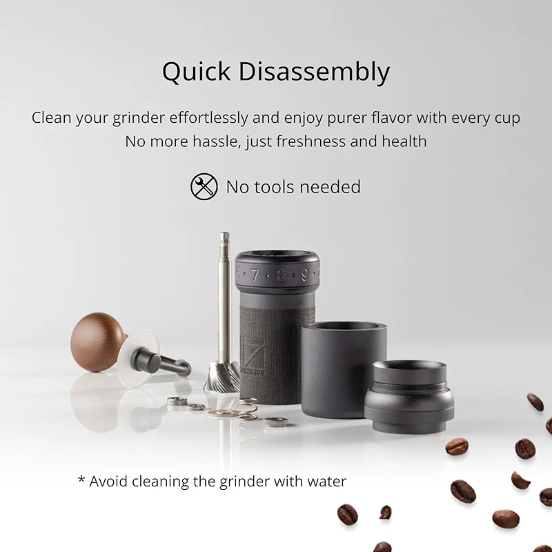 1Zpresso K-Ultra Manual Coffee Grinder Iron Gray with Carrying Case — image 3