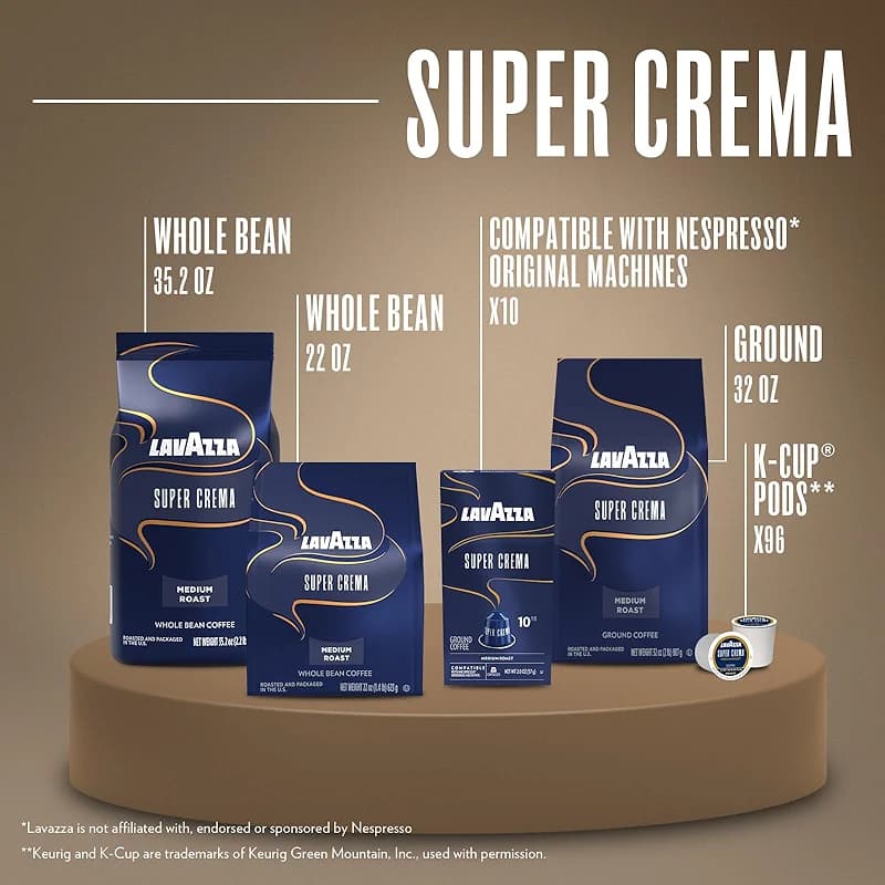 Lavazza Super Crema Whole Bean Coffee — image 5
