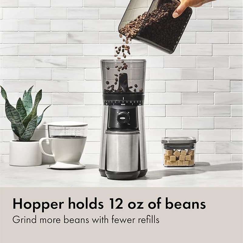 OXO Brew Conical Burr Coffee Grinder - Silver