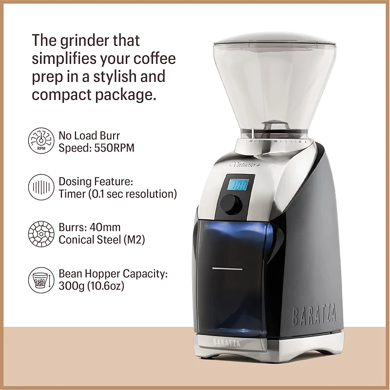 Baratza Virtuoso+ Coffee Grinder ZCG587BLK — image 2