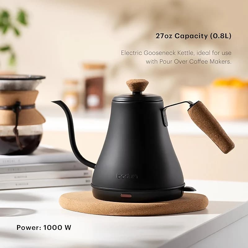 Bodum 27oz Bistro Gooseneck Electric Water Kettle — image 7