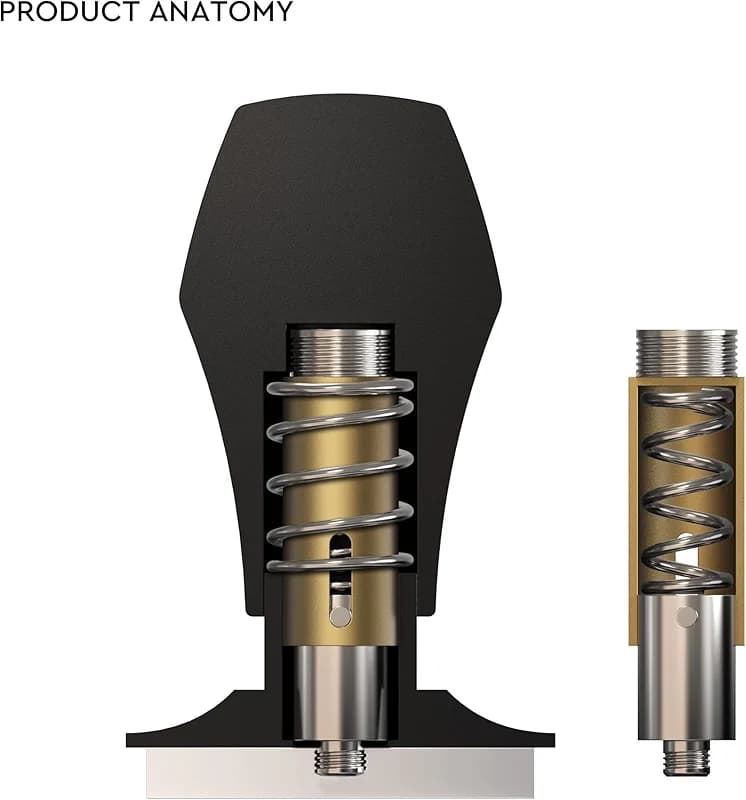 Normcore 58mm Coffee Tamper - V4 Spring-loaded Tamper with Stainless Steel