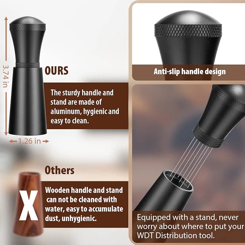 WDT Espresso Distribution Tool Espresso Stirrer Tools for Barista — image 5