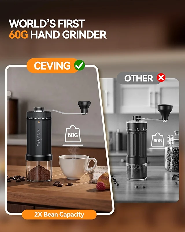 World's First 60g Large Capacity Manual Coffee Grinder — image 4