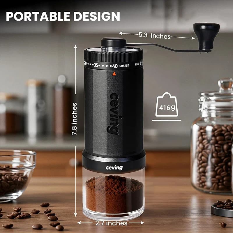World's First 60g Large Capacity Manual Coffee Grinder — image 6