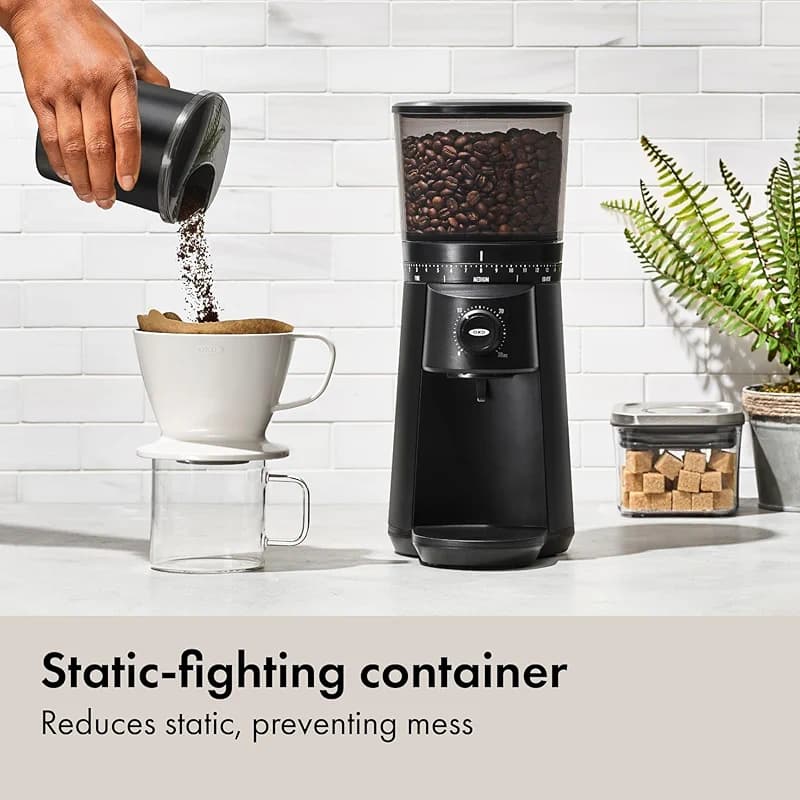 OXO Brew Conical Burr Grinder - Matte Black — image 2
