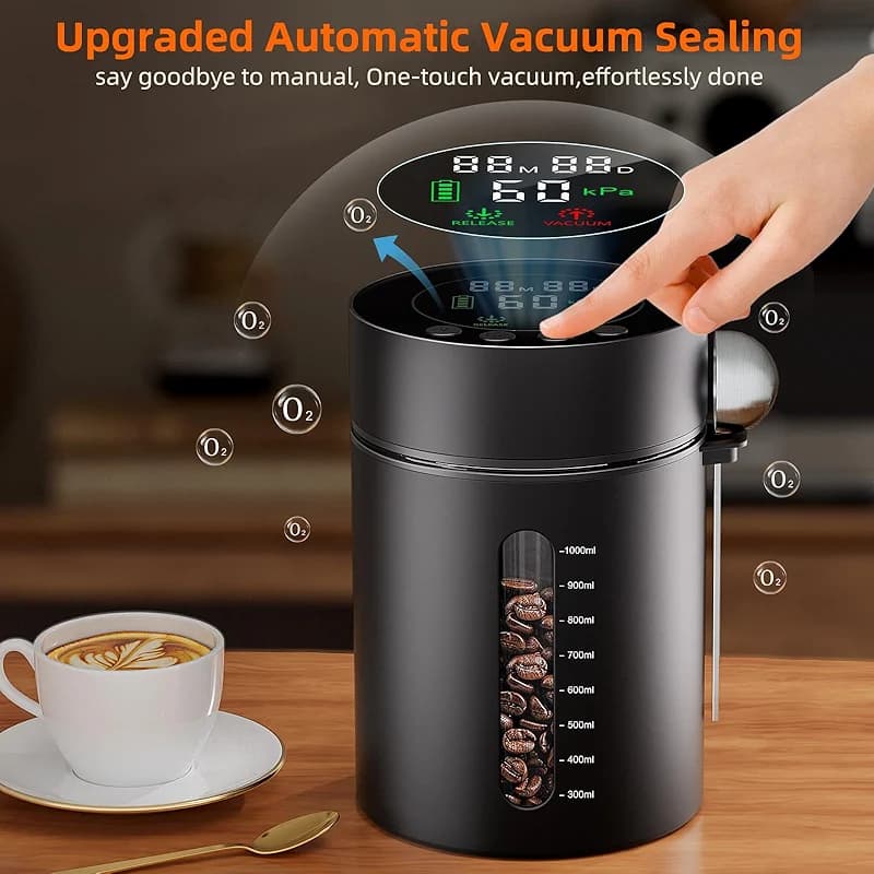 Automatic Vacuum Coffee Canister — image 6
