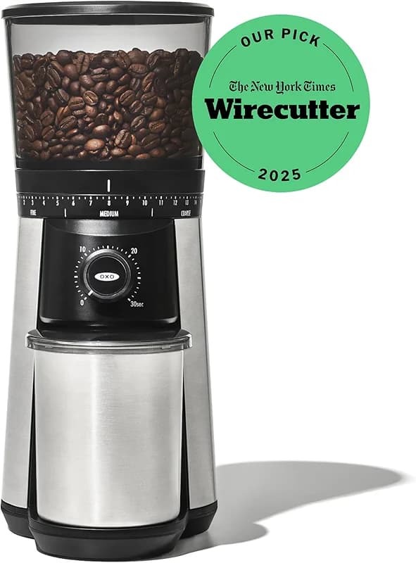 OXO Brew Conical Burr Coffee Grinder - Silver — image 5