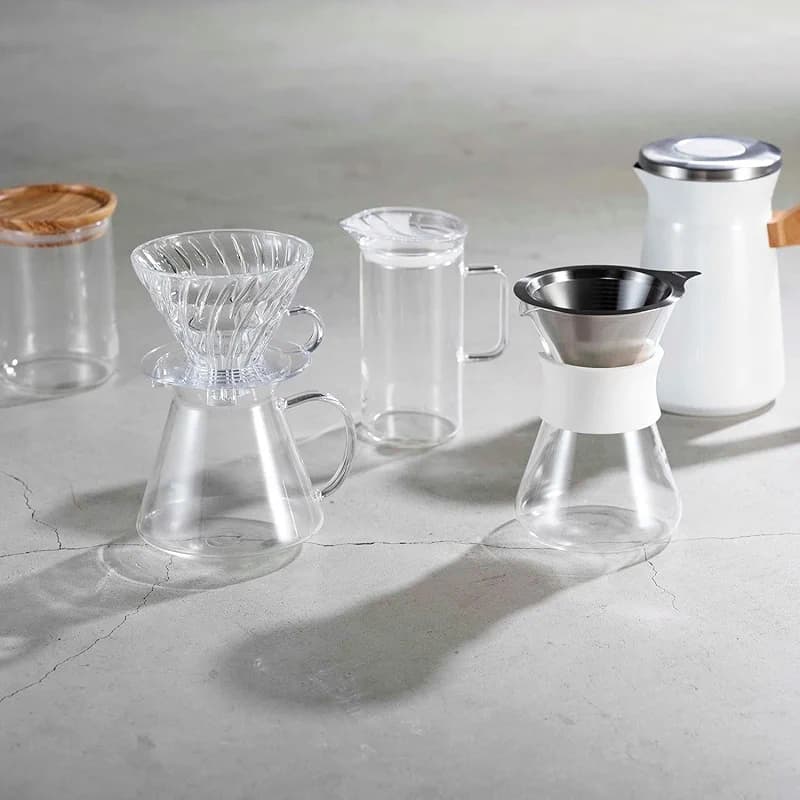 "Simply Hario" V60 Glass Pour Over Coffee Set — image 4