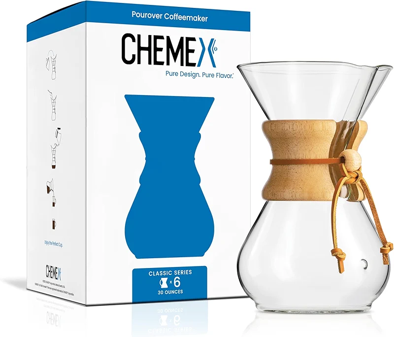 Chemex Pour-Over Glass Coffeemaker - Classic Series - 6-Cup - Exclusive — image 2