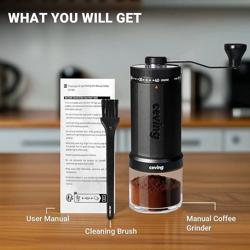World's First 60g Large Capacity Manual Coffee Grinder — image 3