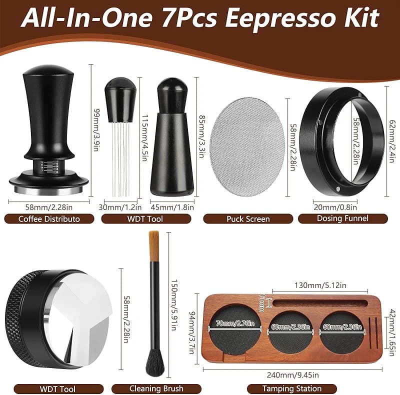 7 PCS Espresso Accessories — image 2