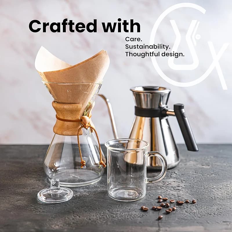 Chemex Bundle - 6-Cup Classic Series - 100 ct Square Filters - Exclusive — image 2