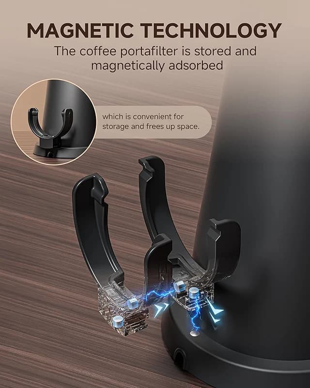 AMZCHEF Single Dose Coffee Grinder – 75 Settings Burr Grinder — image 7