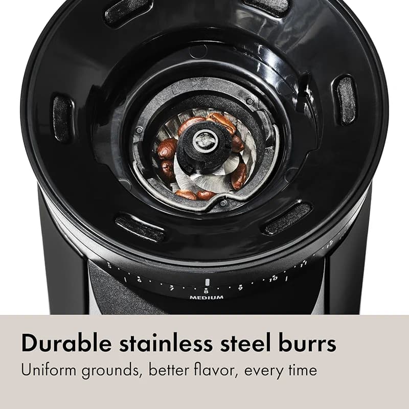 OXO Brew Conical Burr Grinder - Matte Black — image 8
