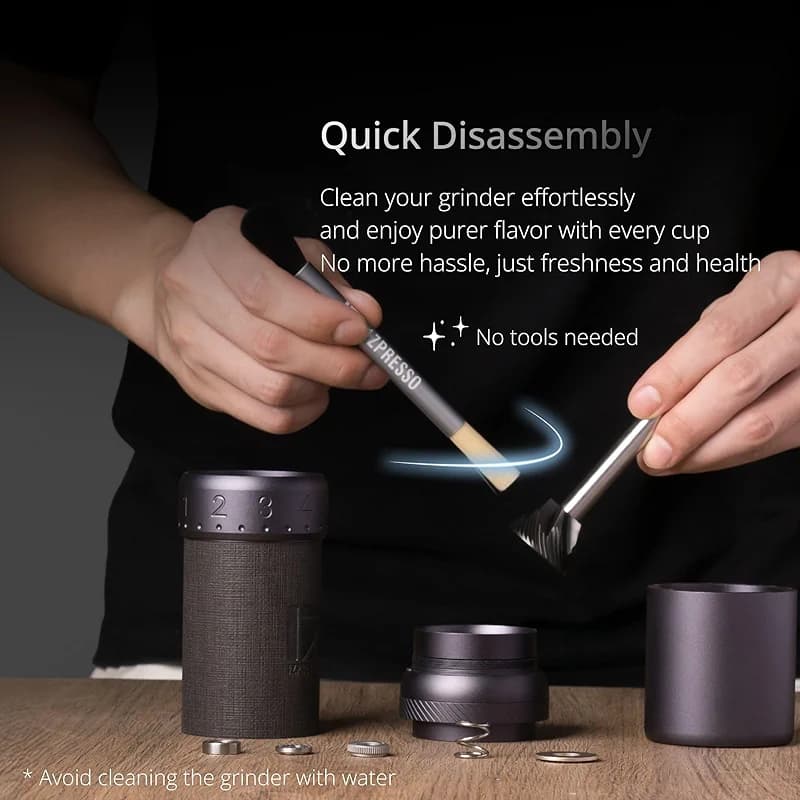 1Zpresso J-Ultra Manual Coffee Grinder Iron Gray — image 8