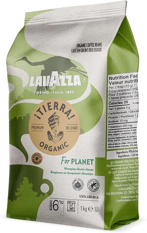 Lavazza ¡Tierra! Organic for Planet Whole Bean Coffee — image 7