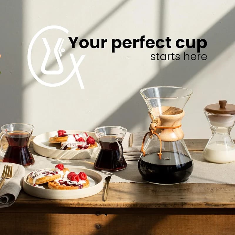 Chemex Bundle - 6-Cup Classic Series - 100 ct Square Filters - Exclusive — image 3
