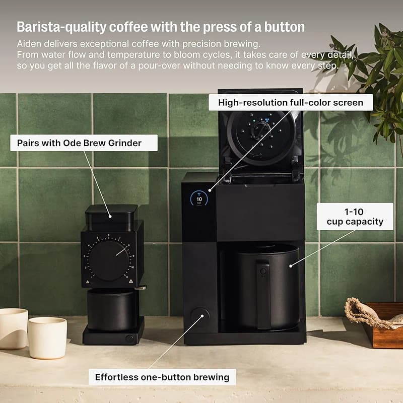 Fellow Aiden Precision Coffee Maker – 10-Cup Thermal Carafe — image 4