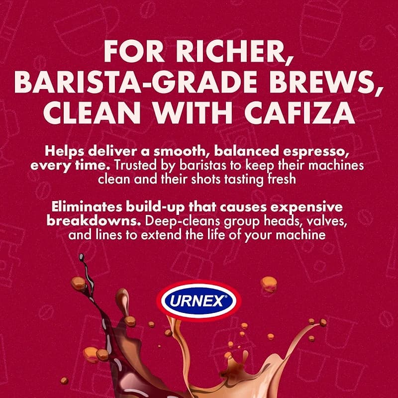 Urnex Cafiza Professional Espresso Machine Cleaning Powder 566 Grams - 3 — image 7