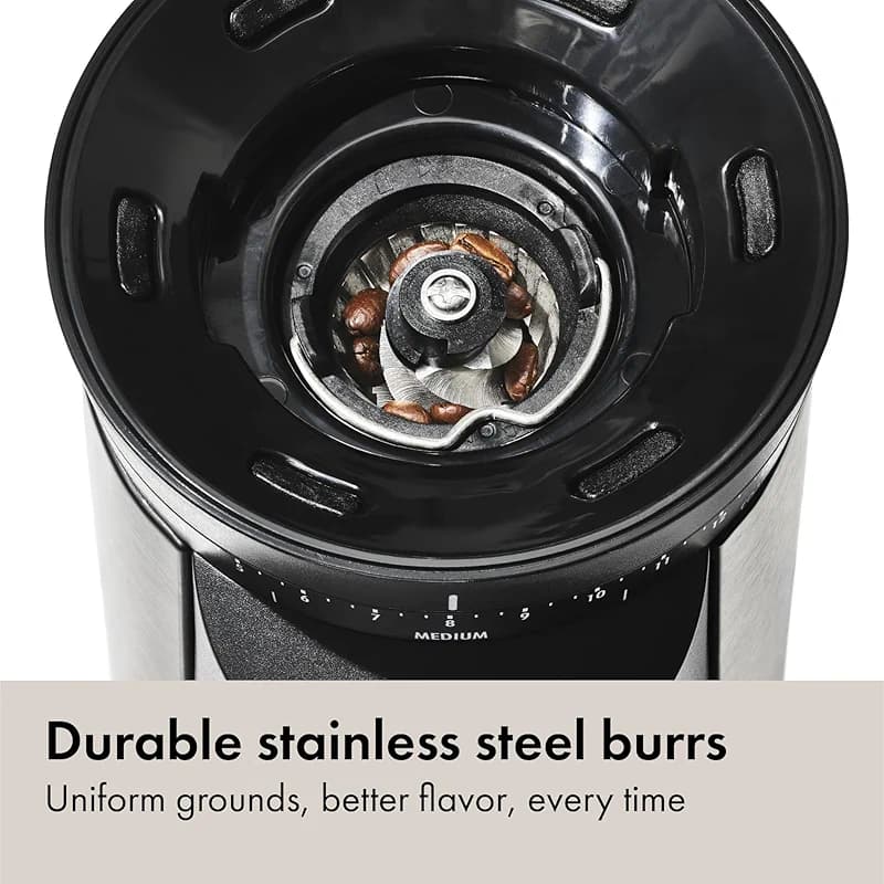 OXO Brew Conical Burr Coffee Grinder - Silver — image 7
