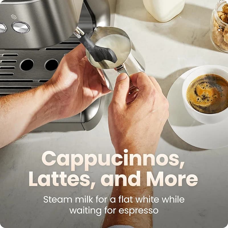 Chefman Crema Deluxe Espresso Machine with Double Boiler — image 6