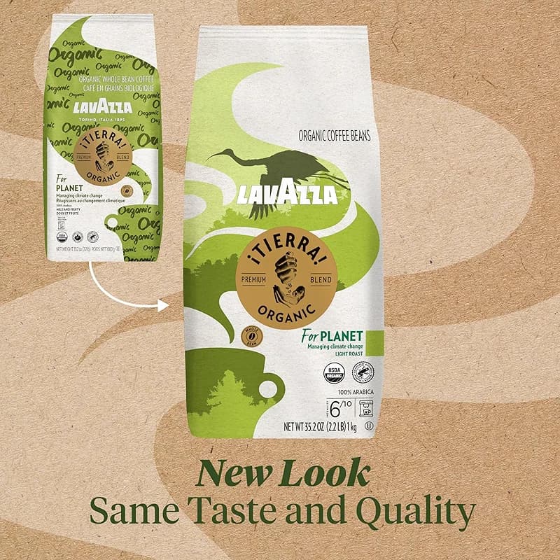 Lavazza ¡Tierra! Organic for Planet Whole Bean Coffee — image 4